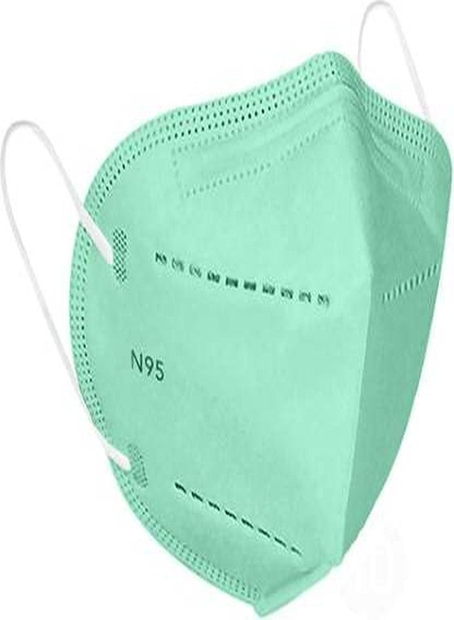 7Shield N95 Anti Pollution Face Mask with 5 Layer Filtration Protective Face Mask with 2 Melt Blown Layers, Adjustable plastic coated Nose Pin, FDA/CE Approved - Image 1